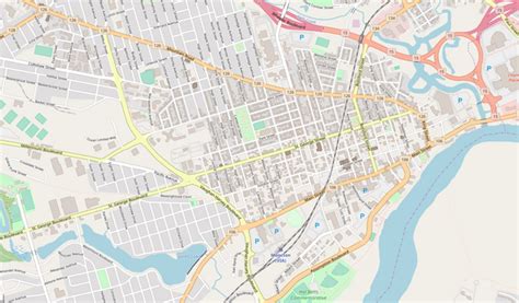 Editable City Map of Moncton New Brunswick – Map Illustrators