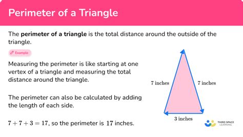 Perimeter of a Triangle - Math Steps, Examples & Questions