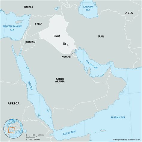 Ur Map Mesopotamia