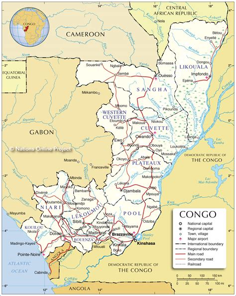 Printable Congo Map