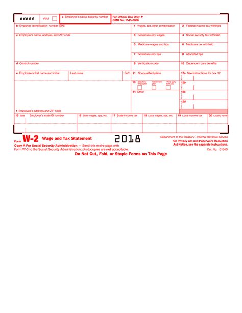 Free W2 Forms Online Printable - Free Printable