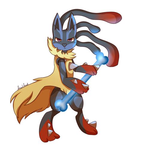 Mega Lucario by Foxiford on DeviantArt