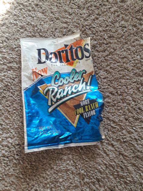 Bag of cool ranch Doritos from 1984 : r/mildlyinteresting