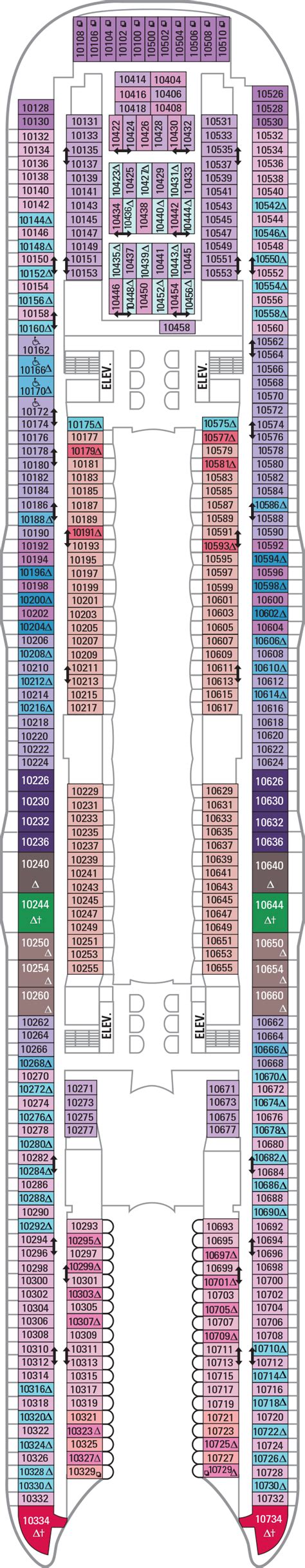 Deck 10 - Symphony of the Seas Deck Plans | Royal Caribbean Blog