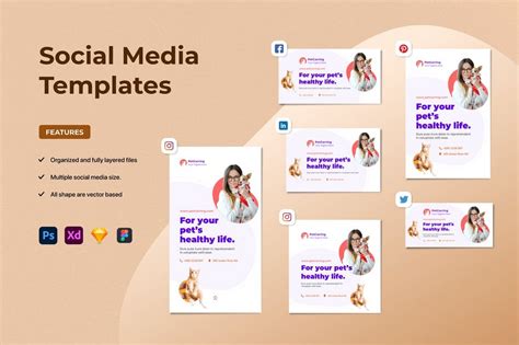 50+ Best Social Media Kit Templates & Graphics 2021 | Design Shack