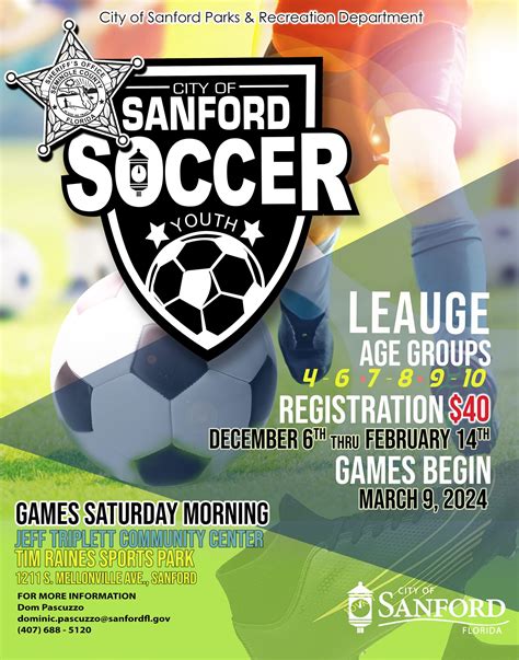 Youth Soccer Registration - Sanford Main