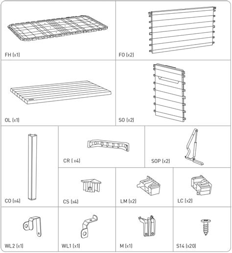 KETER 870L Storage Box Instruction Manual