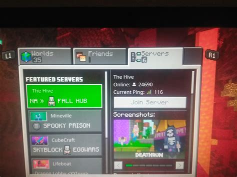 Servers are now available to play on ps4 : r/Minecraft