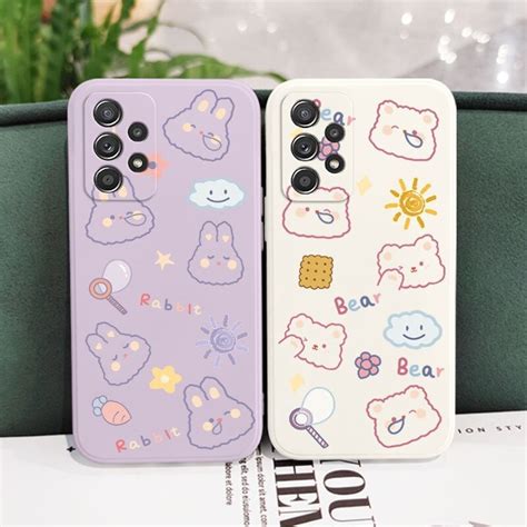 Cute Bear Phone Case for Samsung Galaxy A73 A53 A33 A23 A13 - Etsy ...