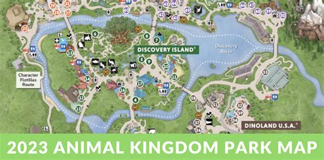 2023 Animal Kingdom Map – Walt Disney World - WDW Magazine