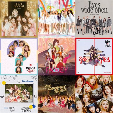 TWICE Single/Album Covers (Vinyl-Style) [UV Print on Sintra Board] Kpop ...