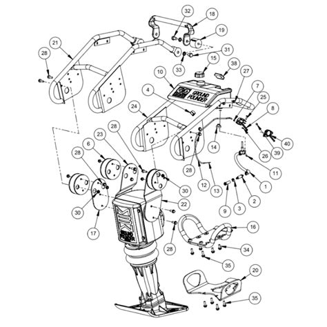 R420 MBW Rammer Tamper Parts | MBWrepairparts.com