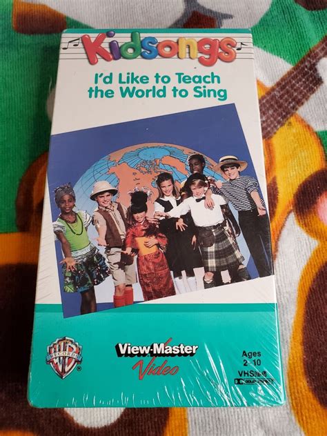 Kidsongs - Id Like to Teach the World to Sing (VHS, 1995) for sale ...