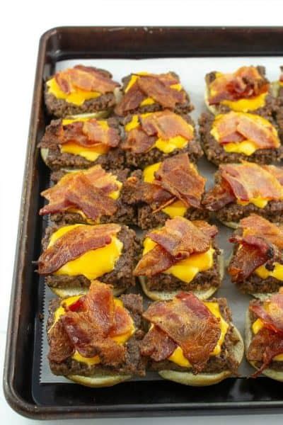 Easy Bacon Cheeseburger Sliders – Must Love Home