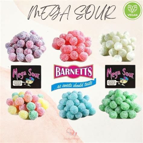 Candy Cottage Barnetts Mega Sour Sweets - Black Death, Sour Candy ...