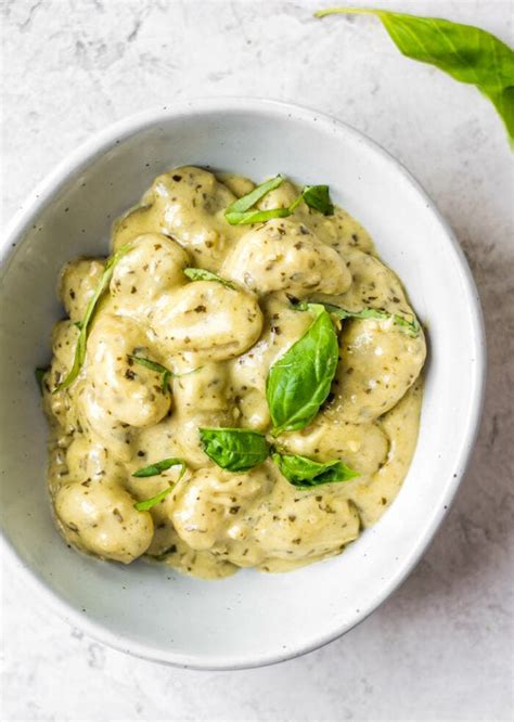 Pesto Gnocchi - Healthy Hearty Recipes