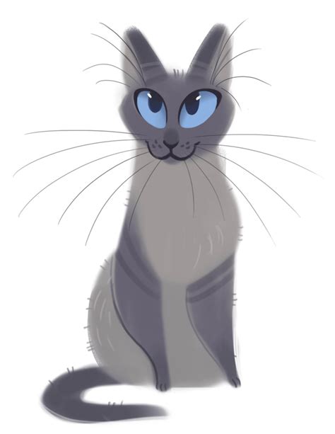 Daily Cat Drawings — 220: Blue Eyes