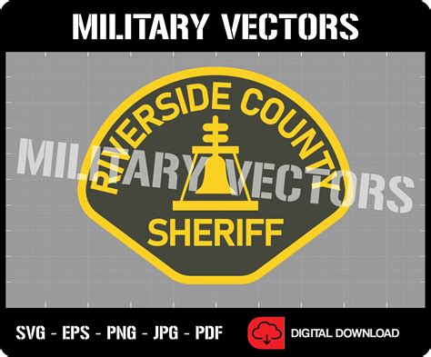 Riverside County Sheriff Law Enforcement Patch Logo Decal - Etsy