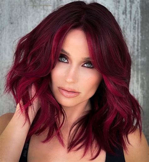 30 Posh Dark Red Hair Colors for an Enchanting Look - Hair Adviser ...