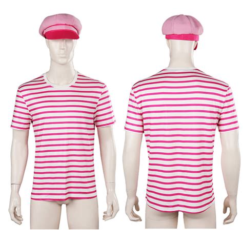 2023 Ken Men T-shirt Hat Outfits Halloween Carnival Cosplay Costume