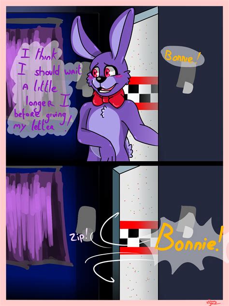 FNaF fan comics - ''Freddy Fazbear's pizza'' #2 --> Text : - Bonnie : I ...