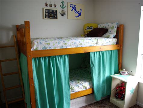 Bunk beds! Hand dyed, custom created curtains. | Samantha Swanson | Flickr