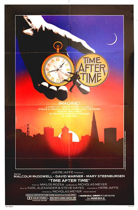 Time After Time Original 1979 U.S. One Sheet Movie Poster - Posteritati ...