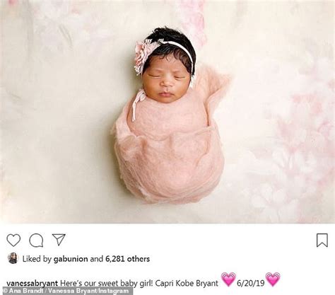 Kobe Bryant and his wife Vanessa reveal first image of their daughter ...