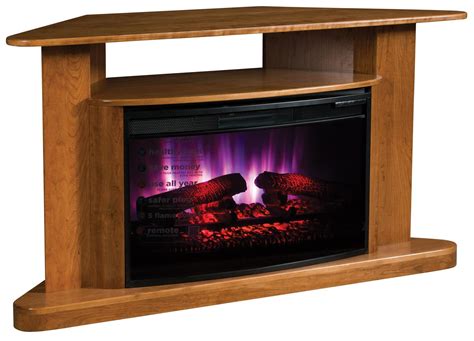 corner electric fireplace tv stand