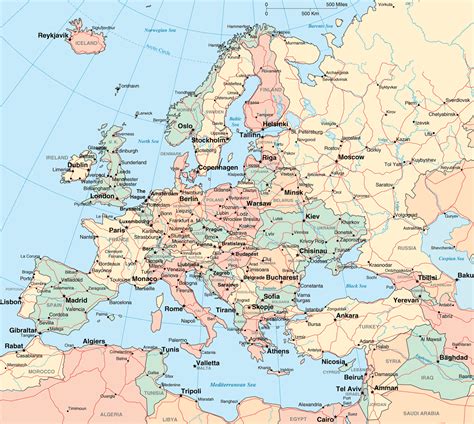 Europe Map Region Country | Map of World Region City