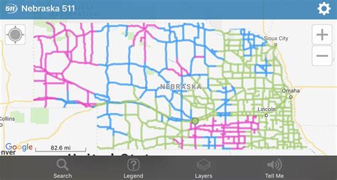 Road Construction In Nebraska Map - United States Map