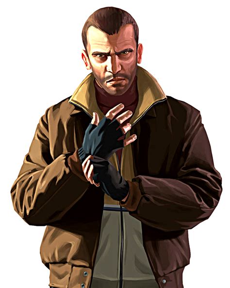 Niko Bellic from Grand Theft Auto – Game Art | Game-Art-HQ