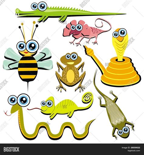 VECTOR - Family Funny Cartoon Vector & Photo | Bigstock