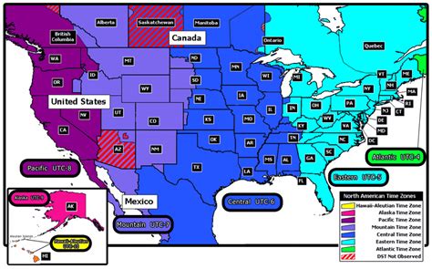 Printable Map Of The United States With Time Zones - Printable US Maps