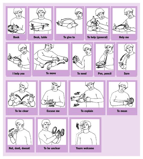 Free Printable Sign Language Word Flash Cards