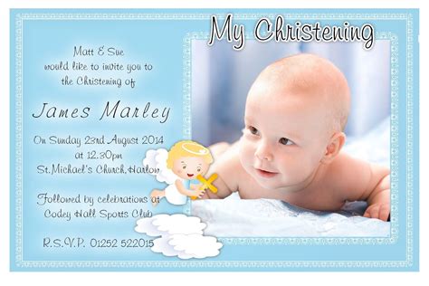 Free Christening Invitation Template Download | Baptism Regarding Free ...