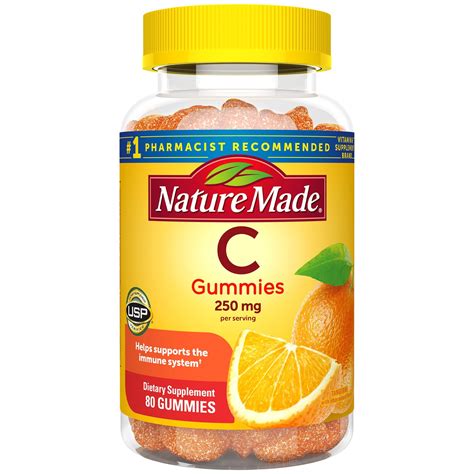 Nature Made Adult Vitamin C Tangerine Gummies - Shop Vitamins A-Z at H-E-B