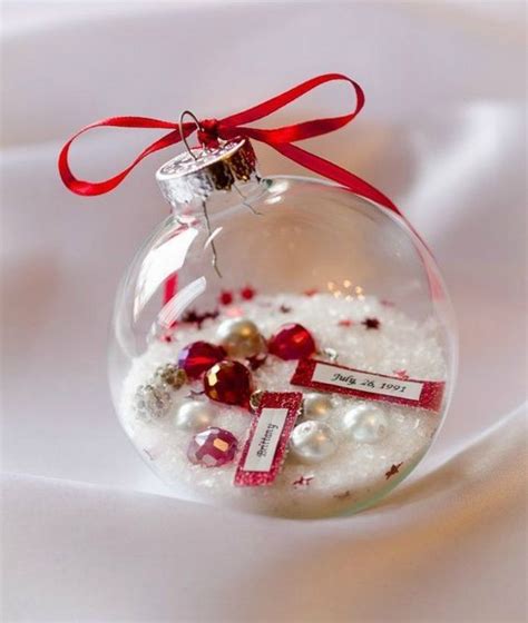 How To Fill Clear Glass Ornaments: 25 Ideas - Shelterness