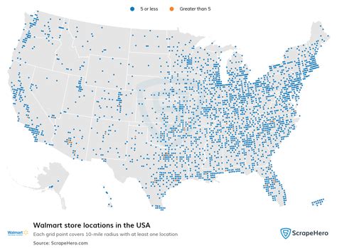 List of all Walmart store locations in the USA - ScrapeHero Data Store