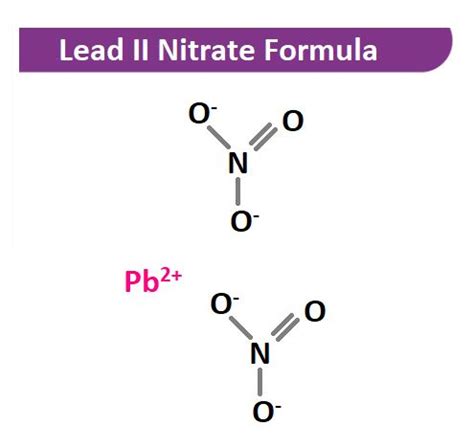 Lead II Nitrate Formula - Chemical Formula, Structural Composition And ...