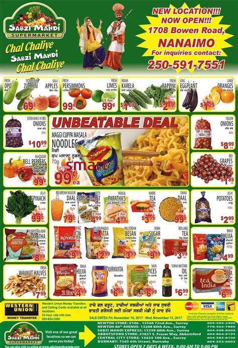 Sabzi Mandi Supermarket Canada Flyers