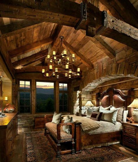 Log Cabin Bedroom Ideas | Home Design | Pinterest