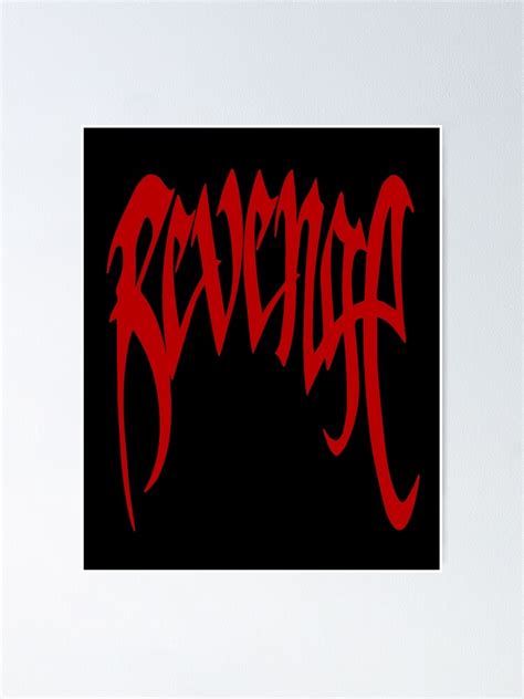 "Revenge Logo" Poster by LiorArts | Redbubble