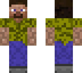 buff yellow steve | Minecraft Skins