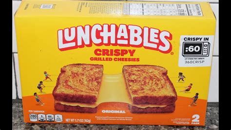 Lunchables Original Crispy Grilled Cheesies Review - YouTube