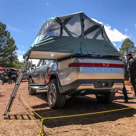 Rivian Electric Truck Gets an Overlanding Camper Makeover | GearJunkie