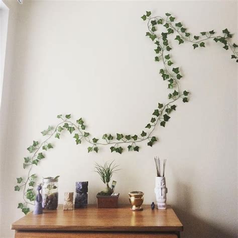 Decorative Vines Set | Wall decor living room apartment, Room decor ...