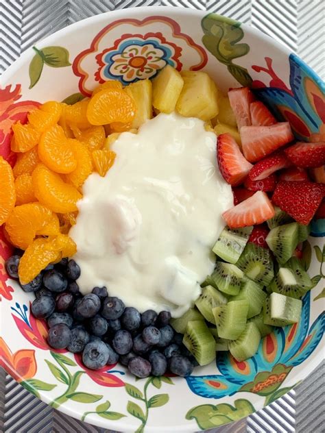 Lemon Yogurt Fruit Salad | Fruit Salad | Salad Recipe | Fruit salad ...