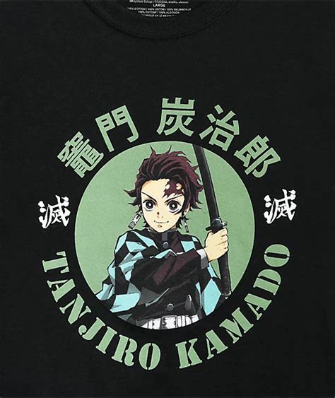 Demon Slayer Tanjiro Black T-Shirt