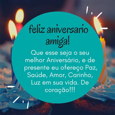 Feliz Aniversario Amiga - Mensagem de aniversário para amiga